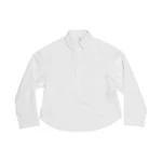 Button-Down Collar White Shirt