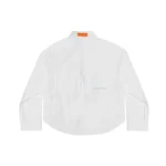 Button-Down Collar White Shirt