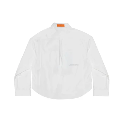 Button-Down Collar White Shirt