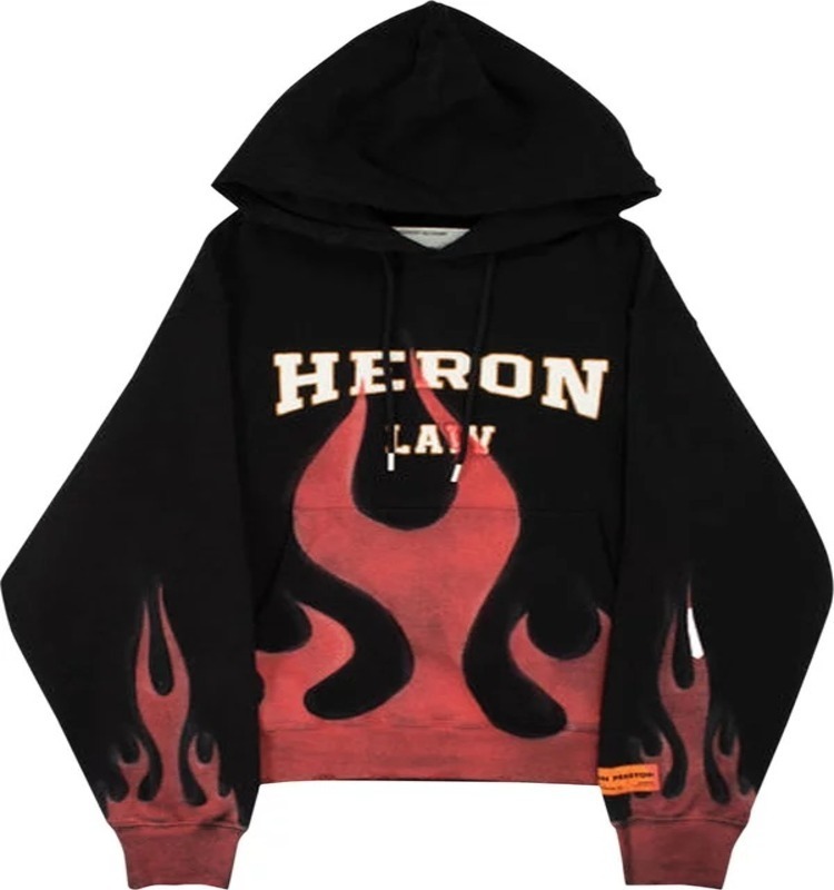 Heron Preston Heron Flames Hoodie Heron Preston Heron Flames Hoodie
