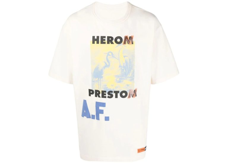 Heron Preston AF Shirt White Heron Preston AF Shirt White
