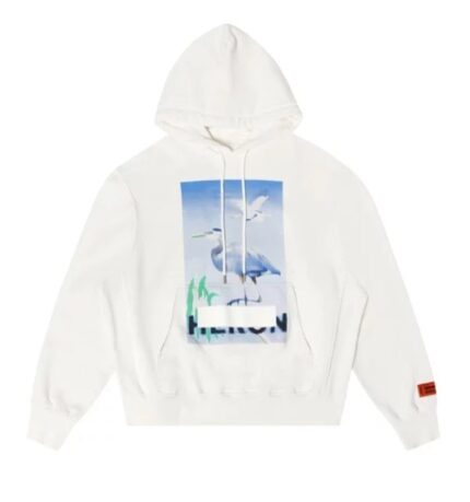 Heron Preston Censored Heron Hoodie White