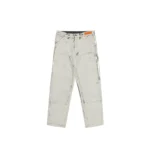 Heron Preston White Double Knee Pant
