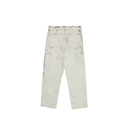 Heron Preston White Double Knee Pant