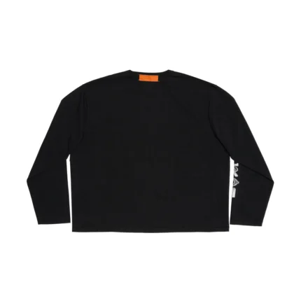 Heron Bird Black Long Sleeve T-Shirt
