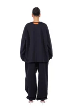 Heron Bird Black Long Sleeve T-Shirt