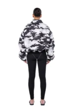 Snow Camo Bomber Jacket
